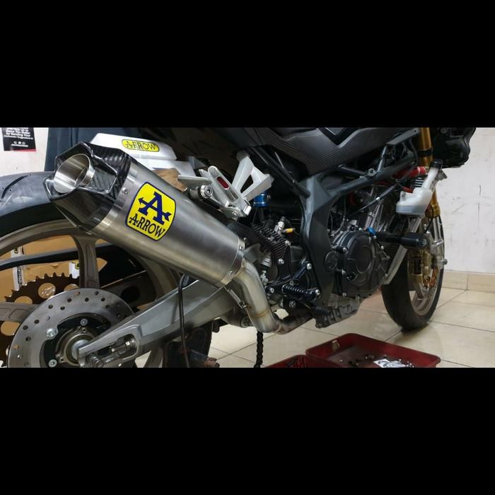 Knalpot Arrow Works Titanium Competition + Header Drake Cbr 250Rr Original Dan Terpercaya