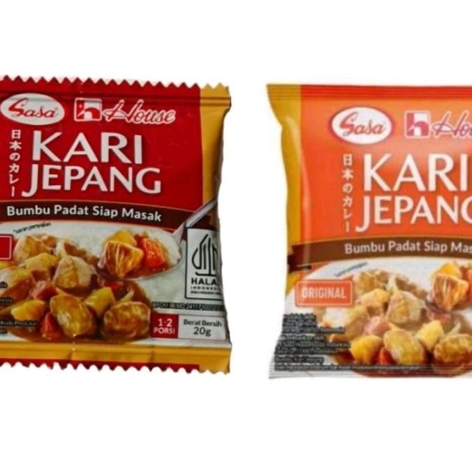 

Sasa House Bumbu Kari Jepang Siap Masak Original / Pedas 20 gram Isi 5 nUg
