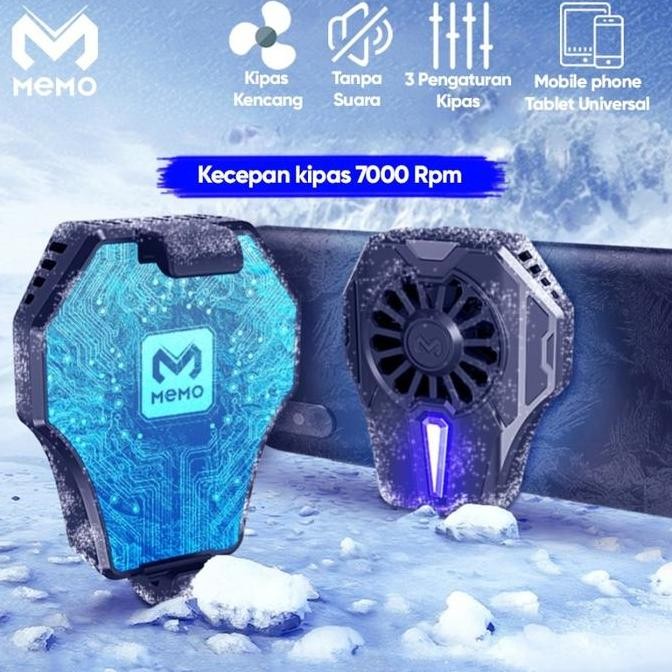 ASLI MEMO DL01 COOLER HP GAMING FAN KIPAS PENDINGIN HP COOLING DL-01 DL 01