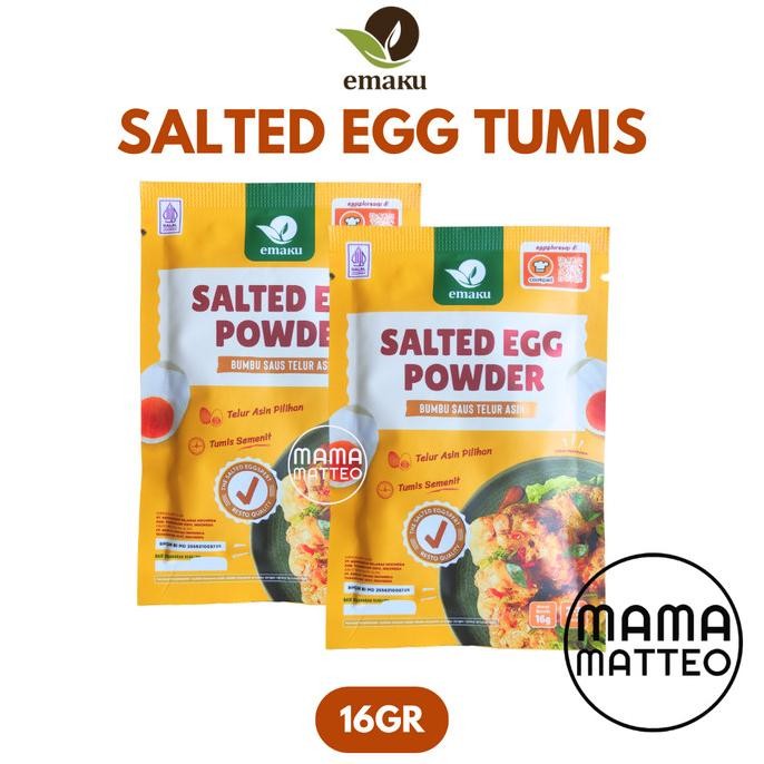 

EMAKU Salted Egg Powder Sachet Bumbu Masak Dapur Tabur Telur Asin 16gr nUg
