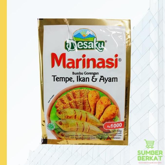 

DESAKU MARINASI PER RENCENG ISI 12 BUMBU PRAKTIS SERBAGUNA nUg