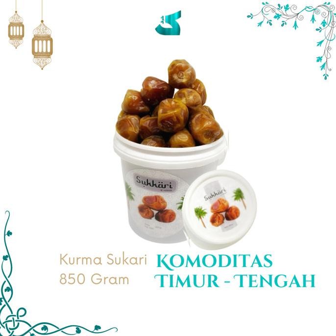 

KURMA SUKARI PREMIUM Timur Tengah Bahree Al Qaseem Ember 850gr nUg