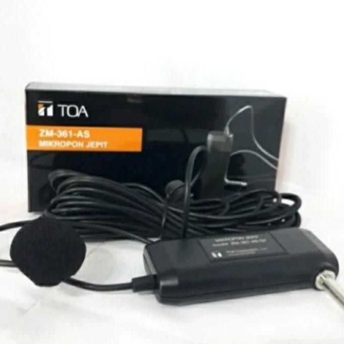 Microphone Jepit Toa Microphone Mic jepit Toa ZM-361 / Mic TOA ZM 361 / MIC JEPIT TOA ZM 361 A S