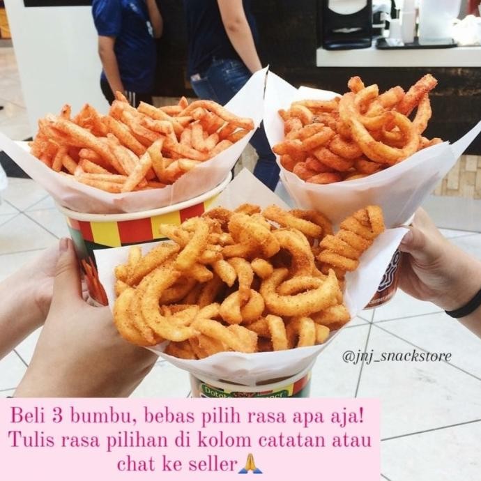 

PROMO 3 BUMBU TABUR KENTANG GORENG / AYAM GORENG bebas pilih rasa nUg
