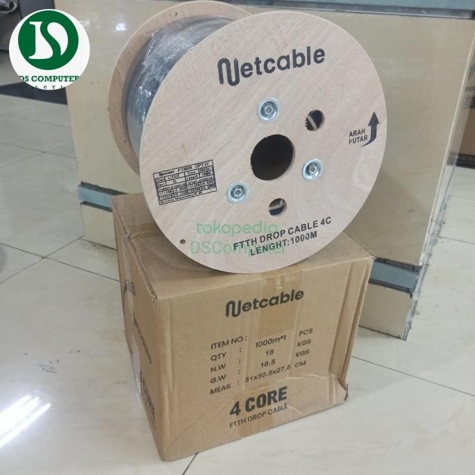 NEW Netcable Dropcore 4 Core 3 Seling 1 KM