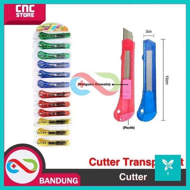 

| CNS | PISAU CUTTER TRANSPARAN BESAR L-150 / L150