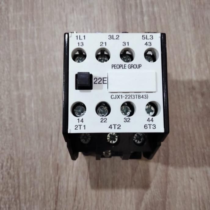 Kontaktor Cjx1 Pengganti Siemens 3Tb/Tf 43 22 220Vac New Stok