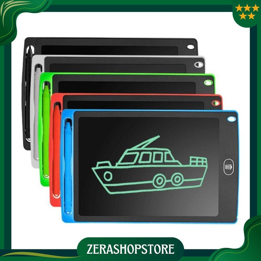 Papan Belajar Tulis Anak Lcd Tablet 8.5 Inch Portable Ori