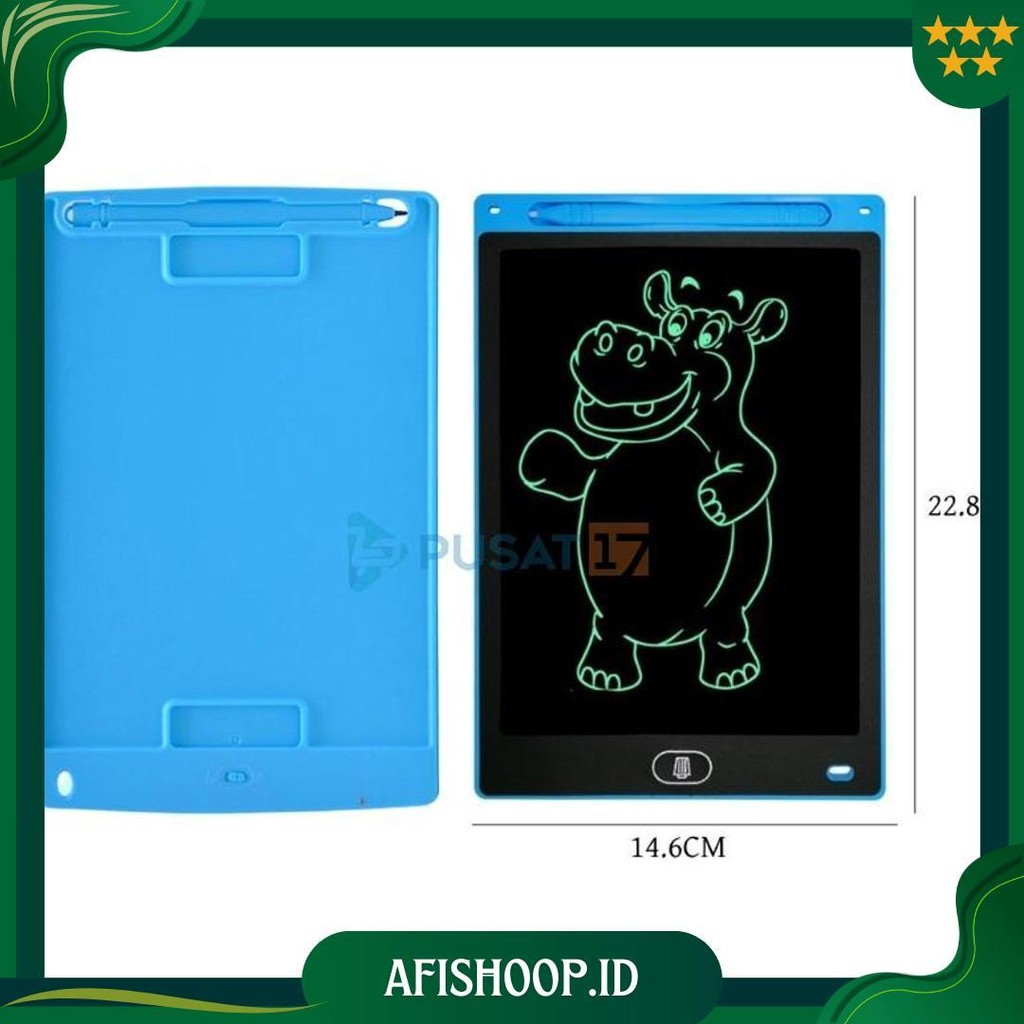 Papan Belajar Tulis Anak Lcd Tablet 8.5 Inch Portable Ori