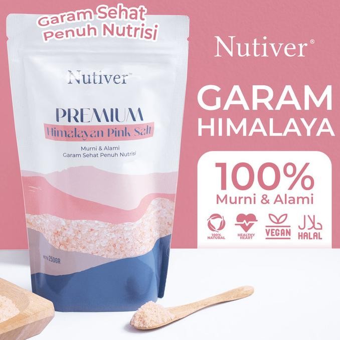 

NUTIVER GARAM HIMALAYA / PINK SALT PREMIUM HIMALAYAN SALT ORIGINAL nUg