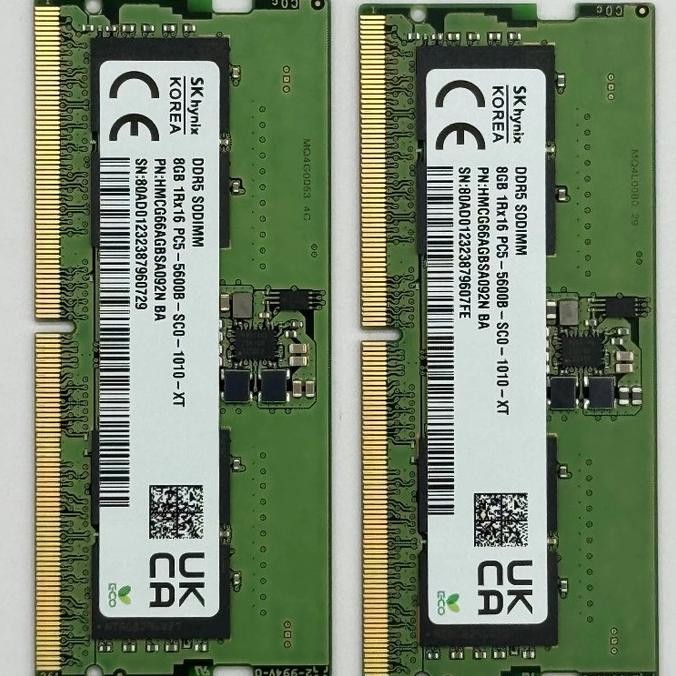 Sk Hynix Ddr5 Sodimm 8Gb 1Rx16 New Stok
