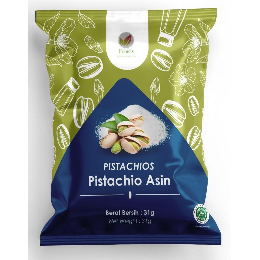 

Francis - Salted Pistachios / Kacang Fustuk Asin | Small Size nUg
