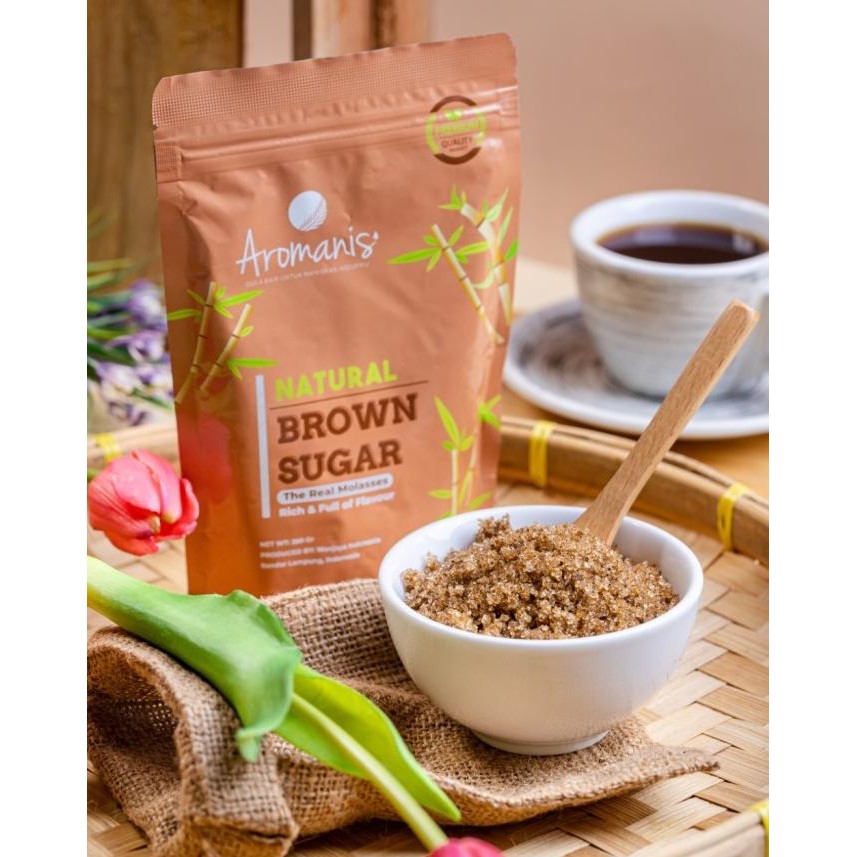 

Aromanis Organik Brown Sugar Gula Merah Aren 250gr nUg