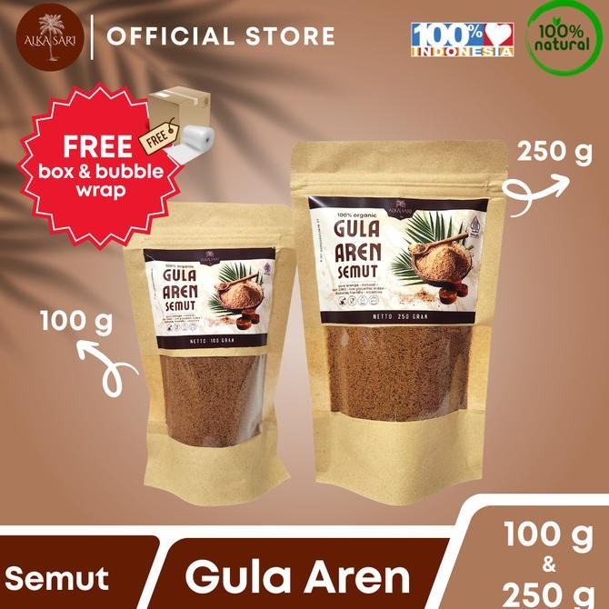 

Gula Aren Semut / Gula Aren Bubuk Alka Sari Asli Organik 100gr & 250gr nUg