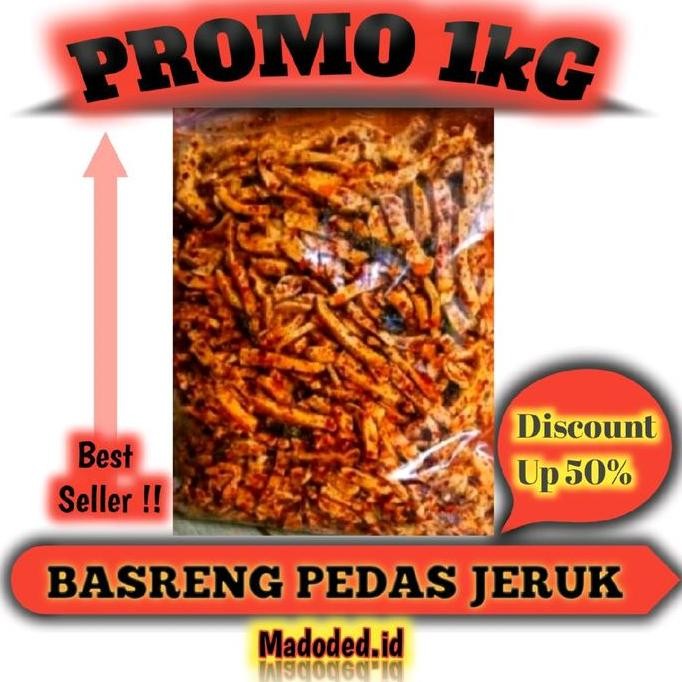 

BASRENG STIK PEDAS DAUN JERUK 1KG Food Snacks Goreng camilan Kering nUg