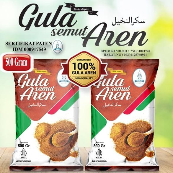 

Gula Aren Bubuk Semut Asli Murni 100% Organik Palm Sugar 500 gr Bpom nUg
