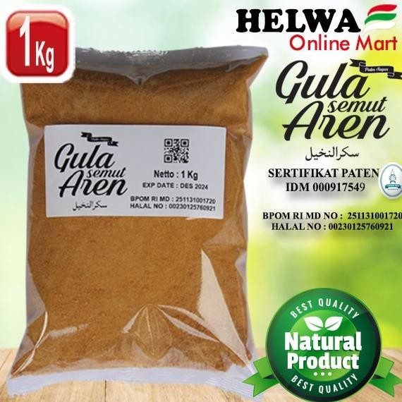 

Gula Aren Asli Semut Bubuk Organik Palm Sugar 1Kg 1000 Gram Murah nUg