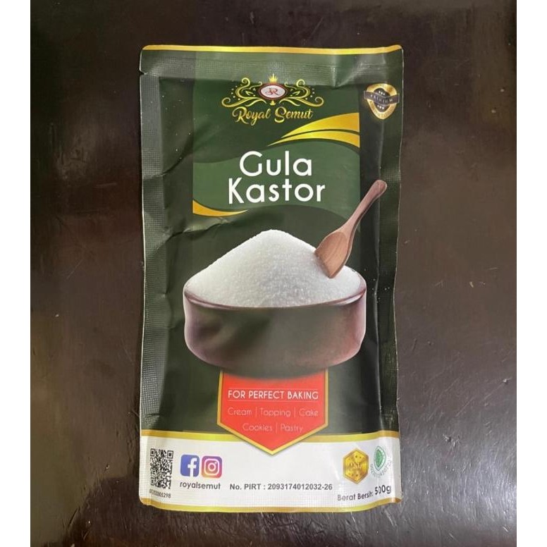 

Gula Kastor Royal Semut Castor Sugar 500gram nUg