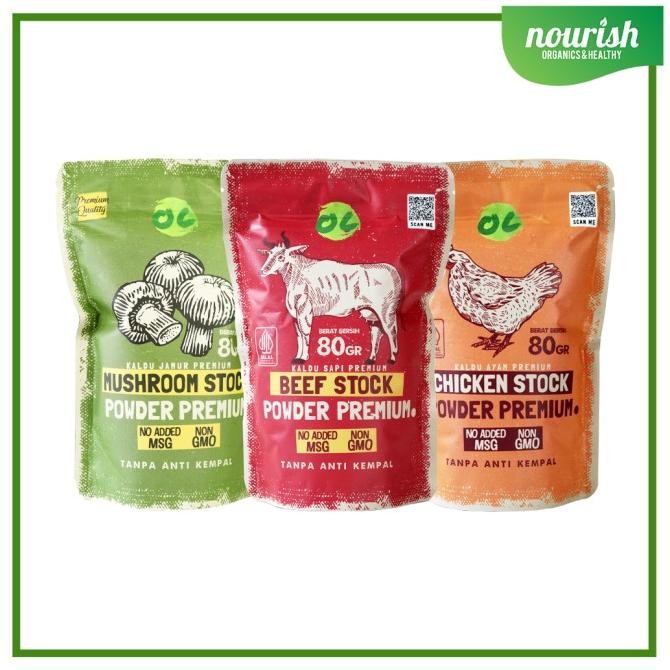 

Organic Center Kaldu PREMIUM Non GMO, No MSG HALAL 80gr nUg