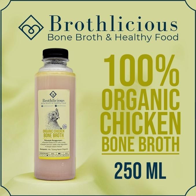 

Kaldu Tulang Ayam Organik Chicken Bone Broth - Brothlicious nUg