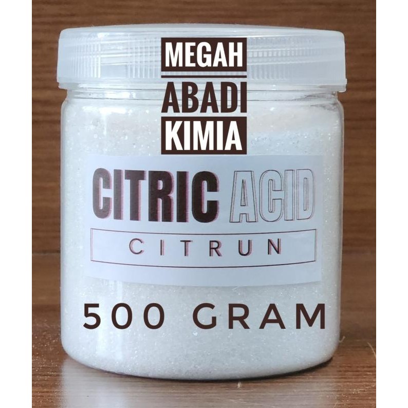 

Citric Acid Monohydrate / Asam Sitrat / Asam Sitrun / 500 Gram nUg