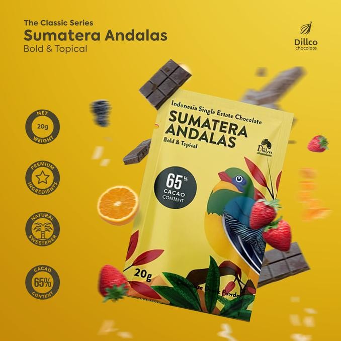 

Dillco Single-Estate Chocolate SUMATERA ANDALAS B2B Series 20 Gram nUg