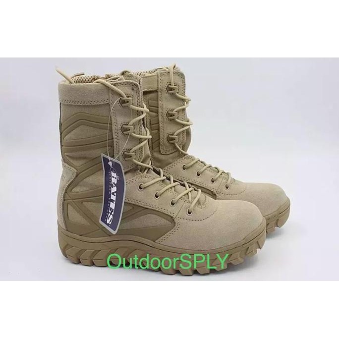 BATES Sepatu Militer Tactical PDL TNI 10in Tactical Boots Field Op
