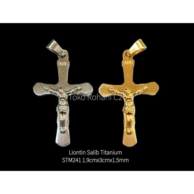 VEX-2126 Ur37 Liontin Salib Titanium STM241 - Liontin Salib - Liontin Salib Titanium - Liontin Salib