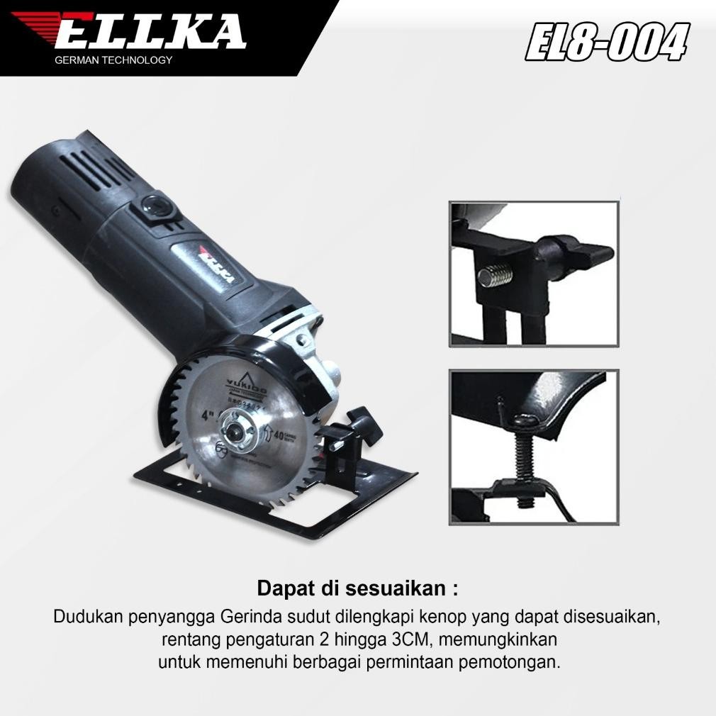 ZX41 New Paket Komplit By ELLKA Mesin Bor 10mm dan Gerinda set Koper + Dudukan Gerinda Stand untuk G