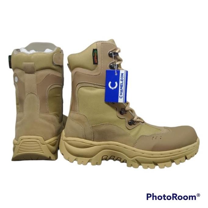 sepatu safety boots magnum gurun tni polri polpp tactical ujung besui 8 inci