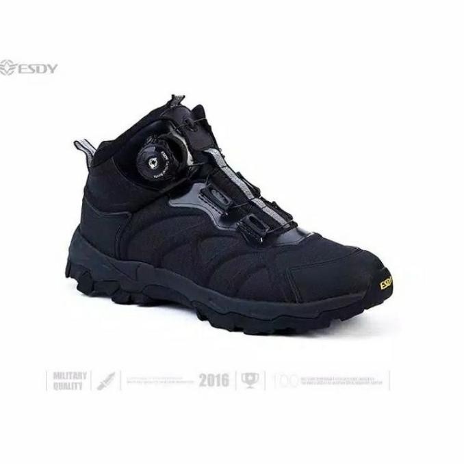 SEPATU TACTICAL OUTDOOR GUNUNG PRIA TERKINI ESDY PUTAR TNI , KEREN