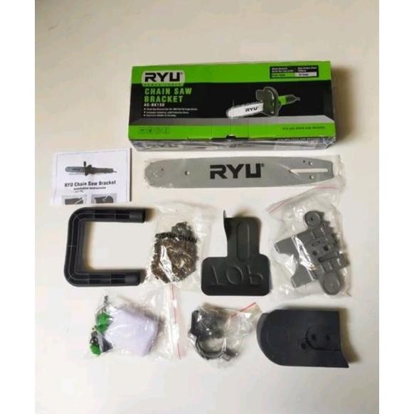 AS25 g-24 RYU ADAPTOR CHAINSAW chain saw Gergaji Potong Kayu Gerinda MURAH Mini Chainsaw Adaptor Ger