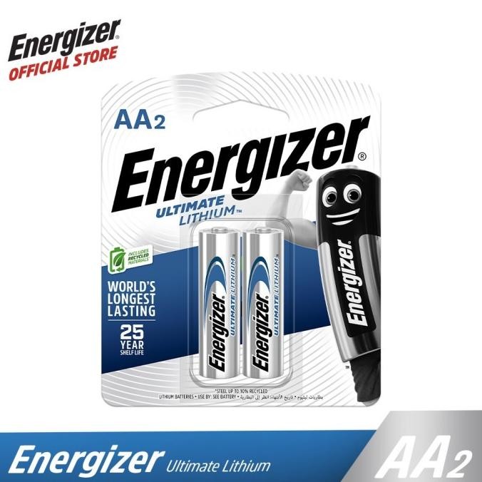 Baterai Battery Energizer AA L91 BP2 Ultimate Lithium isi 2 pcs