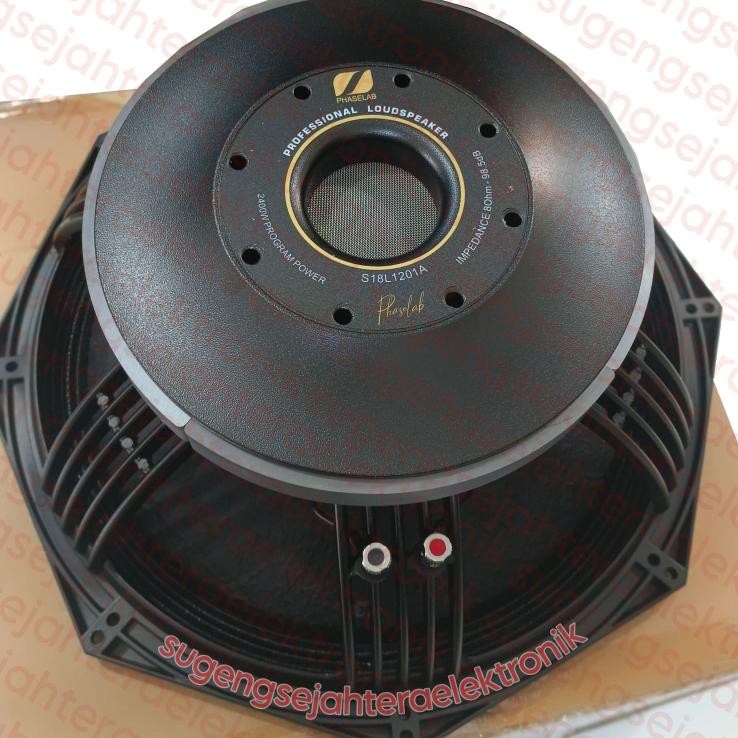 dw-45 GA24 Speaker Komponen Phase Lab  S18L1201A / S18 L 1201A - Phaselab 18 inch Murah Termurah