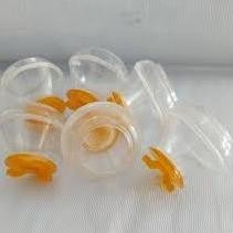 Up15 qw-7 Cepuk Bening Perkutut Jepit Bawah 1 pcs Untuk Wadah Pakan Makanan Makan Minum Burung Kutut