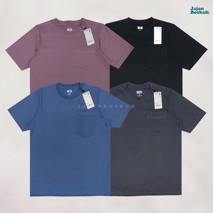Laris Kaos Uniqlo Pocket T-Shirt