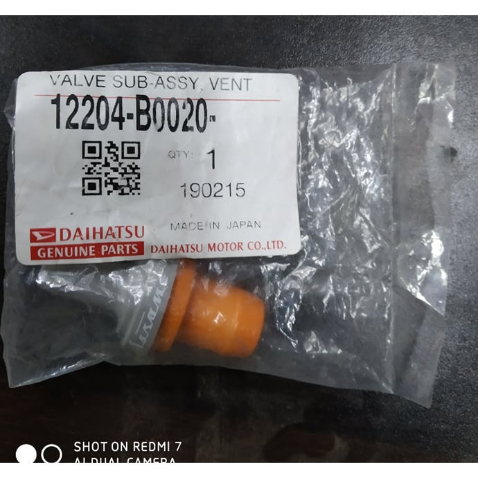 VALVE ANGIN SENSOR TUTUP KLEP PVC GRAN MAX GRAND MAX GRANMAX DAIHATSU 12204-B0020-000