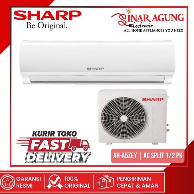 Sale Sharp Ah-A5Zey / Aha5Zey Ac Split 1/2 Pk - Garansi Resmi