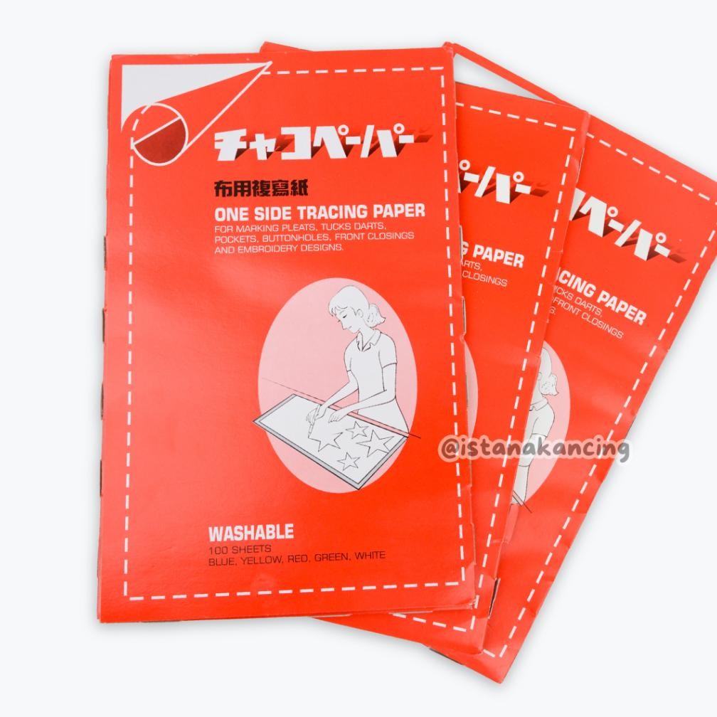 

Bisa Cod Tracing Paper Kertas Karbon Jepang Putih Untuk Membuat Salinan Pola Alat Jahit | Istana Kancing
