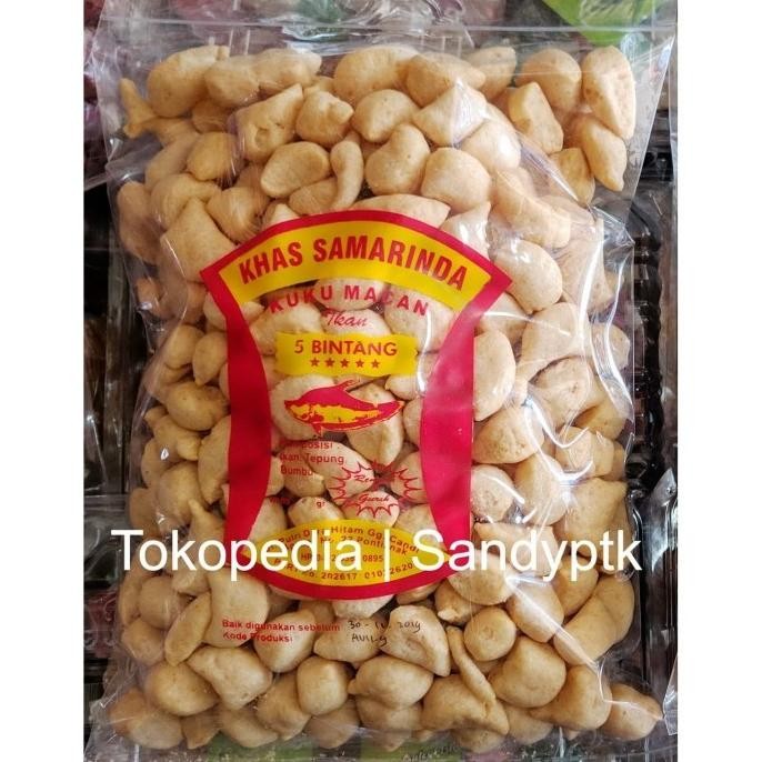 

Promo Ready Stok Kuku Macan Amplang Kerupuk Snack Ikan Pipih Belidak Belida Samarinda