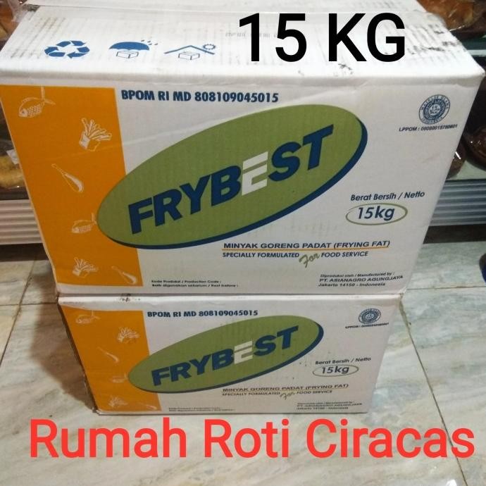 

Murah Fry Best Dus 15 Kg Minyak Goreng Padat 15Kg Frybest Beku Donut Best