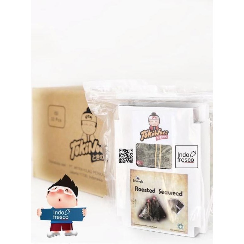 

Grosir Tokinori Triangle Onigiri Nori Wrapper- Roasted Seaweed 100 Lembar
