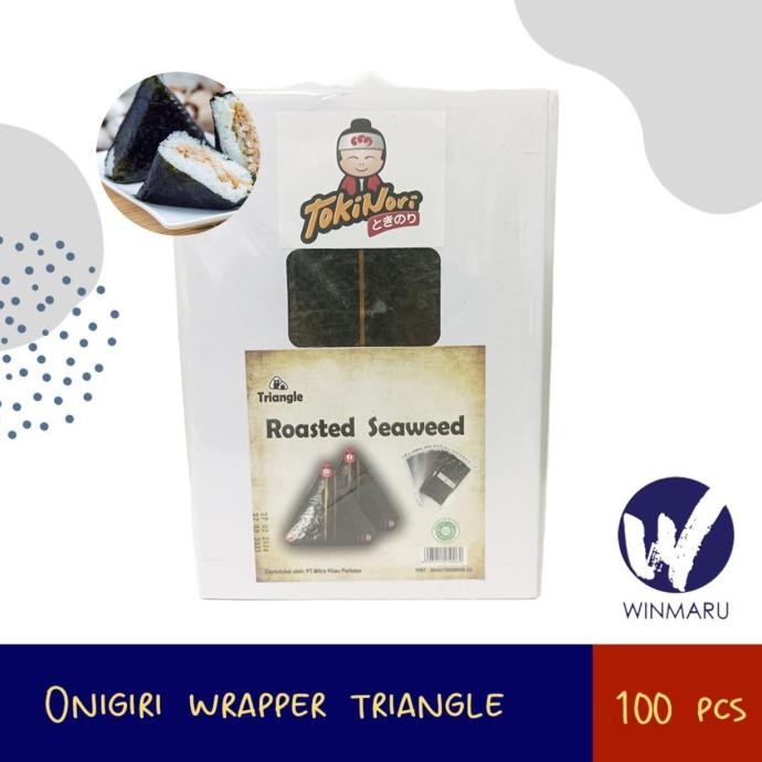 

Promo Tokinori Onigiri Nori Triangle 100 Sheets/Lembar