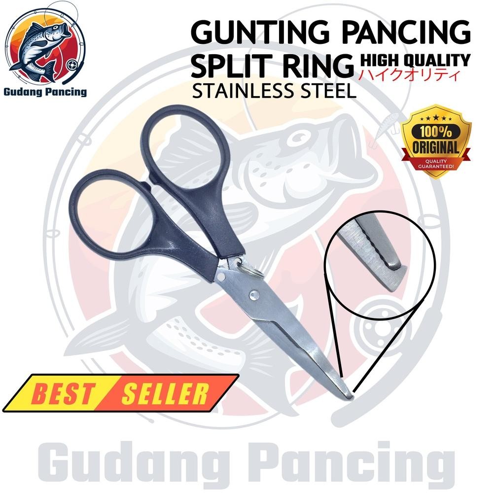 Baru Gunting Pancing Split Ring Multifungsi Kecil Ringan Bahan Stainless Steel Anti Karat Aksesoris 