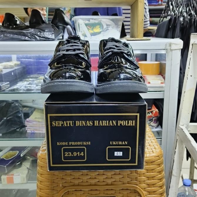 sepatu pdh jatah polri asli JS