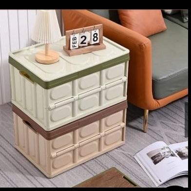KERANJANG PIKNIK KOTAK LIPAT STORAGE BOX CONTAINER FOLDABLE BOX PIKNIK