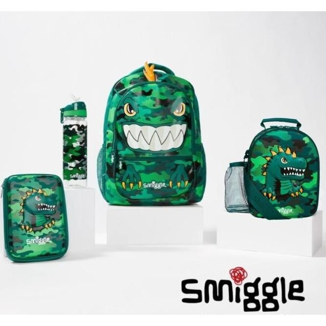 

Smiggle Dinosaur Budz Backpack + Pencil Case Set liquid