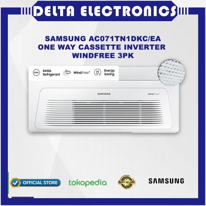 Sale Samsung Ac071Tn1Dkc/Ea Wind-Free 1 Way Cassette Inverter 3Pk