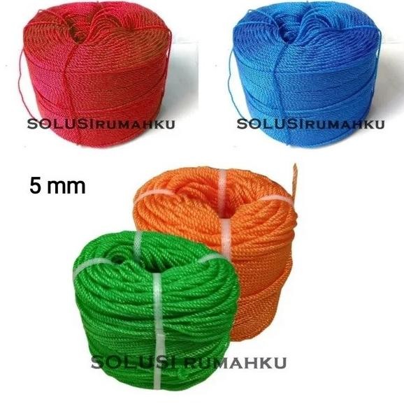1 ROLL Tali TAMBANG Plastik 5 MM RIDO liquid