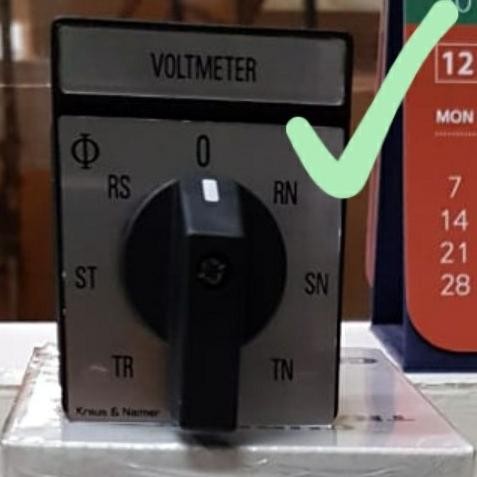 Selector Switch Voltmeter Kraus & Neimer Selector Volt Kn Germany Murah